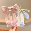 Versión Coreana del Nuevo Tulipán Satinado Popular Liga para el Cabello Súper Hada Versátil Lazo Accesorio para el Cabello Niña Lindo Clip para el Cabello Trasero
