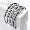 Faixa de cabeça para alisar o cabelo com incrustação de diamantes, faixa fina totalmente de diamante, feminina, com strass, preta, branca, totalmente de diamante, com dentes, antiderrapante, adorno de cabeça simples, acessórios de cabelo