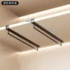 Cabide para Calças sem Furo, Cabide de Roupa Montado no Topo, Cabide de Calças Embutido para Guarda-Roupa, Cabide de Roupa em Forma de U, Barra de Suspensão Vertical