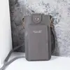 Venta al por mayor de fábrica bolsa para teléfono móvil femenina pequeña para estudiante bandolera bolsa para teléfono móvil multi-funcional con pantalla táctil monedero mini