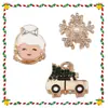 Nuevo Clip para Árbol de Navidad Transfronterizo Nuevo Pasador de Copo de Nieve Navideño Clip para el Cabello de Abuela con Goteo de Aceite Clip de Tiburón Pequeño