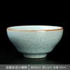 Taza maestra de flor de hielo de horno Ru, taza individual, taza de té de cocina de película abierta, taza de degustación de té de cerámica, juego de té de Kung Fu, juego de té para el hogar