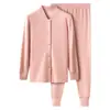 Ropa de Otoño y Pantalones para Mujeres de Mediana Edad y Mayores Cárdigan de Algodón Holgado Talla Grande Ropa Interior Térmica Básica para Papá Traje para Hombre para Mamá