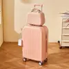 Maleta de Aspecto Nuevo para Estudiantes Hombres y Mujeres, Maleta Pequeña Ligera, Maleta con Contraseña Fuerte y Duradera