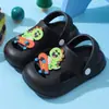 Zuecos Infantiles con Suela Suave, Nuevo Modelo de Verano para Niños, Sandalias Antideslizantes de Doble Uso con Suela Gruesa de EVA para Niños Mayores, Versión para Niñas