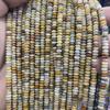 Cuentas espaciadoras de jade Dongling de cristal de ágata natural de 2x4 mm, cuentas de ábaco, venta al por mayor, pulsera tejida hecha a mano, accesorios de joyería