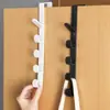 Gancho atrás da porta sem furos dispositivo de cabide de parede para roupas sobre a porta cabide montado na parede forte sem vestígios gancho para roupas chapéu casaco