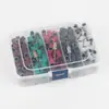 Especial transfronterizo para cabeza de pulir uñas nueva en caja 250 piezas lijadora de anillo de lija para uñas anillo de lija de color con rodamiento