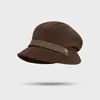 Sombrero Multipropósito, Sombrero de Pescador para Mujer, Estilo Coreano Otoño e Invierno, Sombrero Nuevo Versátil Que Hace que la Cara Parezca Más Pequeña, Cobertura Total de la Cabeza, Boina