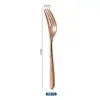 Juego de Cubiertos Engrosado de Acero Inoxidable 304 para Comida Occidental, Cuchillo, Tenedor, Cuchara, Cucharilla de Té, Juego de Cuatro Piezas, Cuchillo y Tenedor para Filete de Hotel de Alta Gama