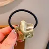 Nuevos Accesorios para el Cabello de Estilo Minimalista y Genial, Gomas para el Cabello de Diseño Versátil, Bandas Elásticas Pequeñas, Sujetadores Geométricos Metálicos para Cola de Caballo