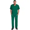 Comercio Exterior Exportación Traje de Cirugía Separado para Hombre Bata Quirúrgica de Doctor/Enfermera Elástico en Cuatro Direcciones Dental Para Mascotas Ropa de Trabajo