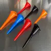 Embudo de combustible manos libres con boquilla alargada de plástico especial para aditivo de gasolina para combustible de motocicleta
