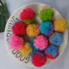 Bolas de Pelo de Cachemira Venta al por Mayor Fábrica de Bolas de Lana Venta Directa Cojín de Bolas de Pelo Sombrero de Bola de Alta Elasticidad Gran Cantidad y Descuento