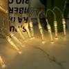 Fio de Luz LED Bola de Luz Estilo Acampamento Atmosfera Fio de Luz Colorido Natal Pátio Externo Decoração Festiva Fio de Luz LED Solar