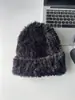 Corea del Sur Dongdaemun mismo sombrero tejido de felpa de punto de invierno engrosado cálido orejeras cara linda de aspecto sombrero pequeño moda femenina