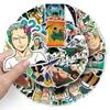 50 Stickers Solon Zoro One Piece OP Día de la Animación Difuso Impermeable Decoración Tablet Computadora Vaso de Agua Pegatina para Cuenta de Mano