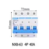 Interruptor Automático Chint Nxb-64 Control de Interfaz Micro Interruptor de Aire Tipo C Pequeño Fabricante Venta Directa Interruptor Interruptor de Aire