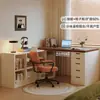 Mesa de Canto Estante Integrada Quarto Penteadeira Estudo Mesa Armário de Armazenamento com Gavetas Uso Doméstico Mesa de Computador de Canto