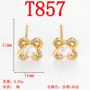 Pendientes de Tachuela de Cobre Puro Brillantes con Forma de Diamante Pendientes de Lujo de Gama Alta para Mujer Tachuelas con Forma de Luna y Cruz