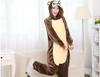 Outono e Inverno AliExpress Dinossauro Fofo Espessado Desenho Animado Animal Crocodilo Macacão Pijama Fleece Coral Roupas de Casa Masculinas e Femininas