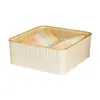 Caja de almacenamiento de ropa interior y calcetines con tapa para uso en casa y dormitorio, organizador de cajones para calcetines y ropa personal