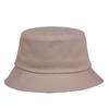 Sombrero de pescador de algodón puro con logotipo bordado personalizado, para hombre y mujer, con diseño de sombrilla, color puro, venta al por mayor, personalización.
