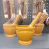 Aplastador de ajo, Molinillo de medicina duradero, Molinillo de pimienta, Mortero de plástico barato, Molinillo de chiles, Mortero de ajo