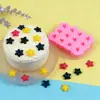 Molde de Silicone Estrela de Cinco Pontas Multi-Estrela Chocolate Fondant Decoração de Bolo Ferramenta de Panificação DIY Molde de Resina