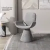 Taburete Sencillo para Vestir, Taburete Moderno para Maquillaje, Sillón Sofá de Lujo para Dormitorio, Silla de Manicura para Salón de Belleza, Silla con Respaldo, Silla para Mesa de Comedor