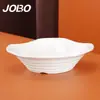JOBO Prato Quadrado Rosqueado de Melamina Comercial 7,5 polegadas cm Profundo Branco Pacote Único