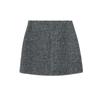 [Oufan] Gipsofila de Alta Calidad Estilo Pequeño y Fragante Falda de Cadera para Mujer Falda de Lana Adelgazante de Cintura Alta para Mujer 2686