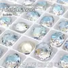 Joyería para Uñas Millennial de 8 mm con Forma Octagonal Corte Rosa Diamante Explosivo de Alta Calidad con Base Puntiaguda Diamante para Uñas con Forma Especial Accesorios para Uñas Desgastables