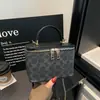 Corrente Ombro Único Transversal 2026 Personalidade Tendência Moda Estiloso Europeu e Americano Moda Textura Caixa Pequena Quadrada Bolsa