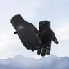 Deportes de Otoño e Invierno Ciclismo al Aire Libre Guantes Cálidos a Prueba de Viento e Impermeables Guantes para Motocicleta Eléctrica Guantes Cálidos de Algodón Engrosados