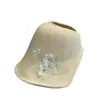 Sombrero de Sol de Paja Transpirable de Verano para Mujer con Parte Superior Abierta, Ala Ancha, Adelgazante para la Cara, Protección Solar para Exteriores, Sombrero de Pescador Casual