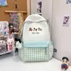 Linda Mochila Escolar Universitaria para Niñas, Estilo Ins Japonés a Cuadros, Estilo Fresco y Juvenil para Estudiantes de Secundaria, Mochila para Estudiantes de Primaria y Secundaria