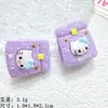 Bolsa de Gato Fofo de Desenho Animado Acessórios de Resina DIY Grampo de Cabelo Feito à Mão Adorno de Cabeça Caixa de Cosméticos Capa de Celular Material para Joias