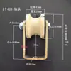 Roda de Polia com Rolamento de Nylon em U Roda de Trilho Guia de Cabo de Aço Roda de Polia de Nylon Rolo Ranhurado Roda de Plástico Roda Guia