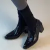 Nuevos tacones de plataforma para mujer 2026, estilo británico, mocasines inspirados en bomberos, zapatos de cuero de tacón alto retro, nuevo estilo francés