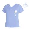 Ropa de Baile para Niños Verano Manga Corta Ropa de Práctica para Niños Ropa de Baile Latino para Niños Traje de Baile Chino Top Negro