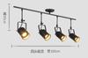Lustre de Estilo Americano para Sala de Estar, Quarto, Parede de Fundo, Restaurante, Café, Loja de Roupas, Iluminação Clássica Criativa com Foco, Luxo Leve