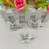 Pinza de pico de pato bordado de mariposa para mujer celebridad de internet pinza para sujetar el pelo lateral de bebé niña niña joyería simple pasador de mariposa pico de pato