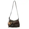 Nova Bolsa Tote de Ombro Pequena Simples Casual da Moda para Mulheres, Tendência de Outono de 2025, Estilo Nicho para o Dia a Dia
