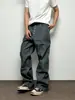 Jeans Vintage Lavados Pesados Estilo Americano para Hombres y Mujeres, Nueva Marca de Moda Pantalones Rectos Holgados para Hombre Tallas Plus