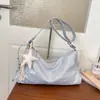 Bolsa Casual de Grande Capacidade para Viagens Internacionais Nova Bolsa Feminina Estilo Coreano Bolsa de Ombro para o Dia a Dia Bolsa Tote Transversal de Luxo Discreto