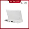 Evaluador de escritorio en forma de L de 8 pulgadas táctil todo en uno Android sistema Android evaluador de escritorio de banco gubernamental