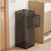 Estante para guardar paraguas para la entrada del hogar, soporte para paraguas con drenaje, estante de almacenamiento para colocar paraguas detrás de la puerta