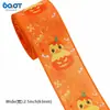 Fivela de Pato Amarelo para Halloween com Fita de Borda de Arame Halloween Grande Laço de Guirlanda Decoração Fita de Tecido Imitação de Linho