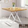 Mesa Plegable Mesa de Comedor Hogar Apartamento Pequeño Mesa Cuadrada Mesa de Comedor para 4 Personas Mesa Portátil para Puesto al Aire Libre Mesa y Sillas Dormitorio Jianhe Luz de Vela